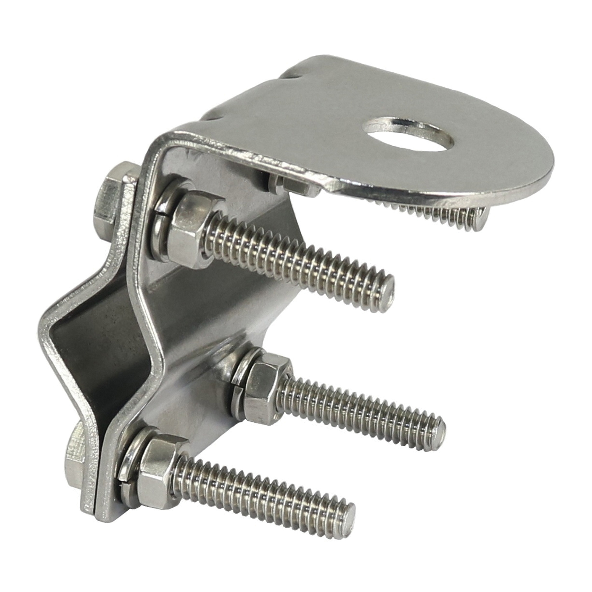 Tram BigCat, Stainless Steel Mirror Mount for 1/2in. Hole, Model# 277
